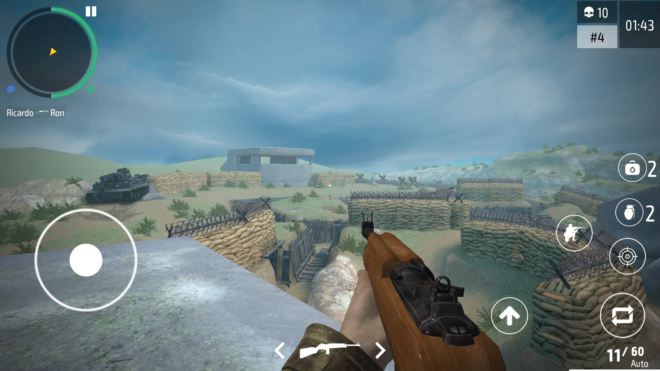 World War 2 Blitz war games screenshot